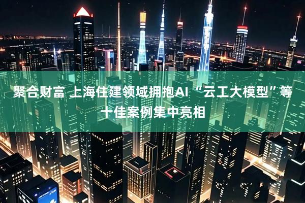 聚合财富 上海住建领域拥抱AI “云工大模型”等十佳案例集中亮相